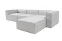 Atelier Del Sofa Sofá Esquinero Gris Lino 297 cm x 190 cm
